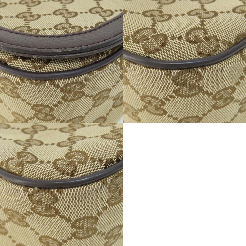 Gucci GG leather Messenger Canvas Bag beige brown monogram - Picture 10 of 11